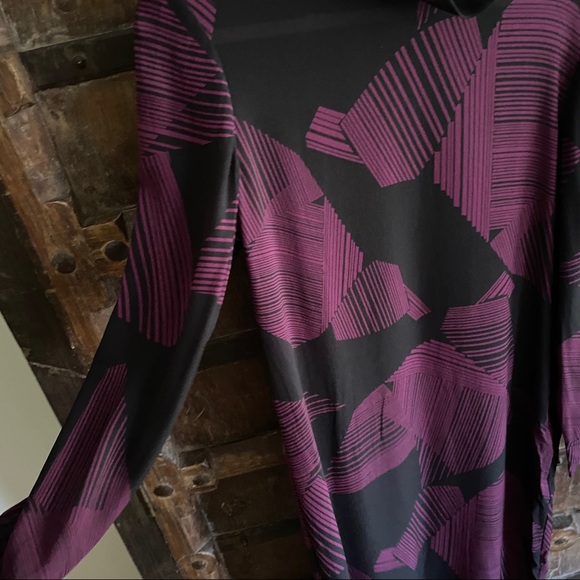 Calvin Klein bold geometric print silk tunic dress - Picture 9 of 12